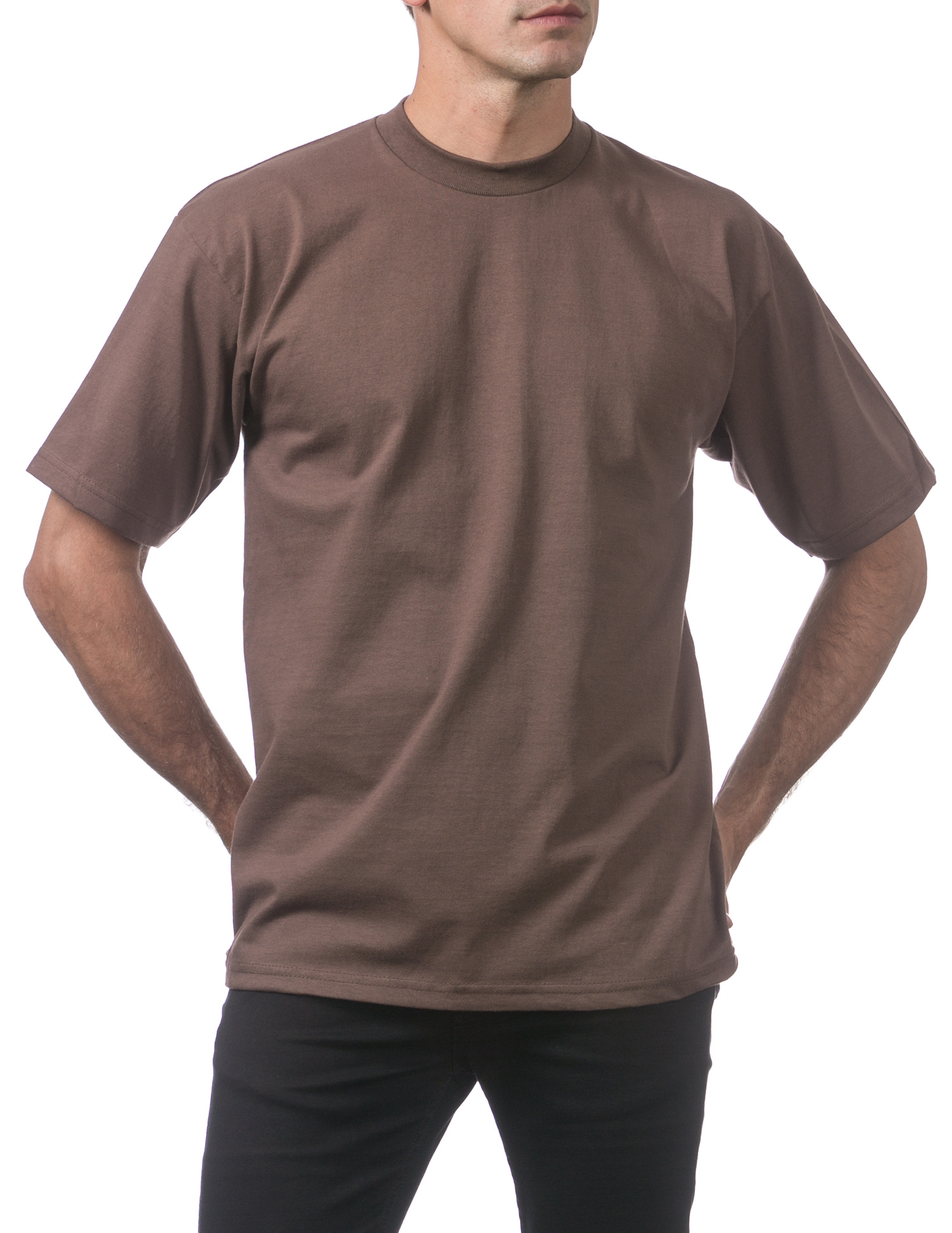 101 BROWN Men's Heavyweight Short Sleeve Tee