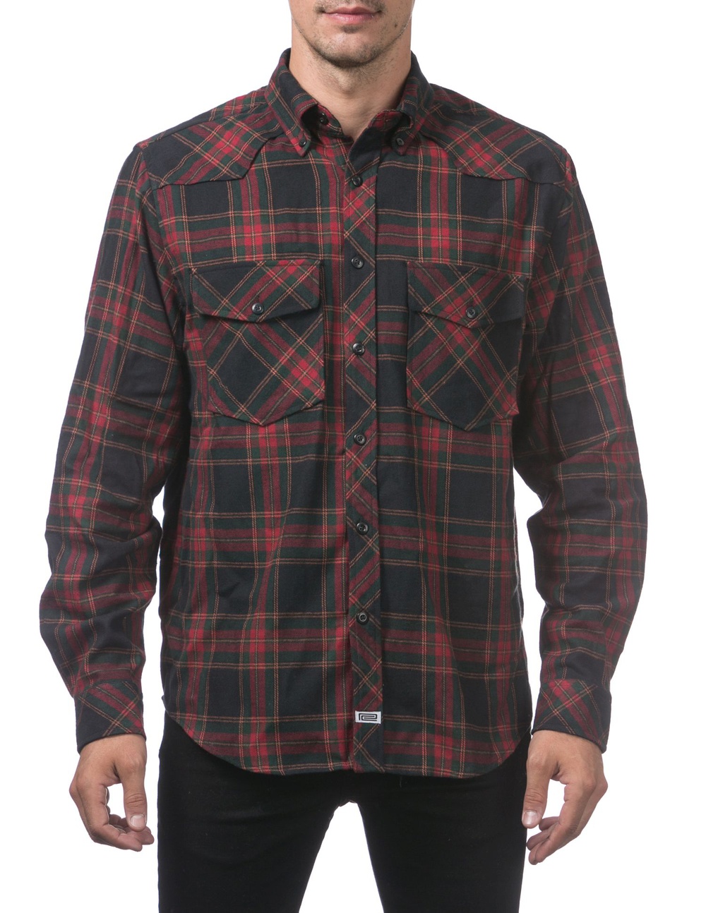 Long Sleeve Button front Men's Flannel Shirts,Urban Pipeline,XXL,L,S,Multi  Plaid