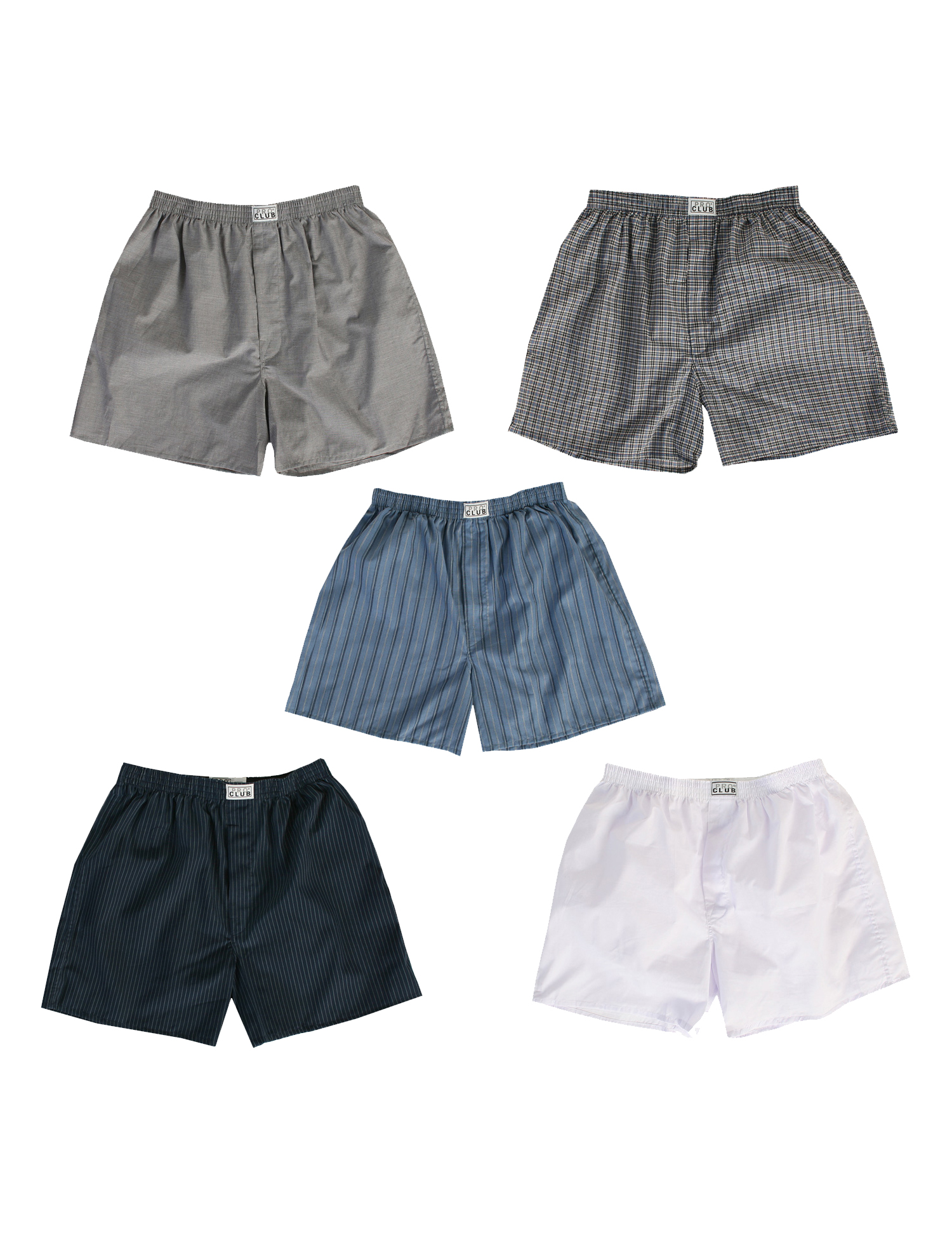172-2 COLOR MIX Men's Boxer Trunks (2-Pack) - Underwear